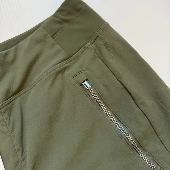 Athleta Trekkie Jogger Pants Olive Green Women’s 8 Gorpcore Athleisure Hiking - Picture 10 of 16